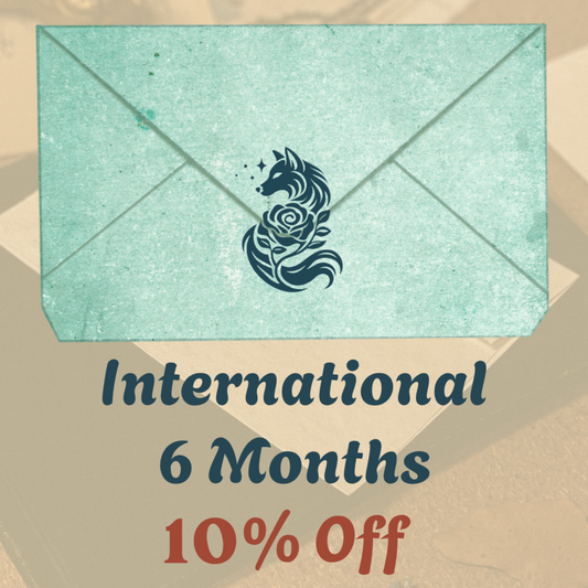The Cozy Bookwyrms Post 6-Month Subscription (International) 10% Off